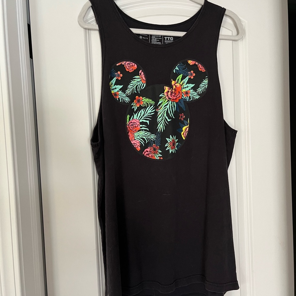 Tropical Mickey tank top
